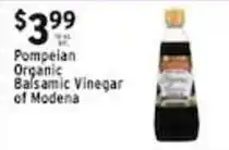 Met Foodmarkets Pompeian Organic Balsamic Vinegar of Modena offer
