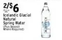 Met Foodmarkets Icelandic Glacial Natural Spring Water offer