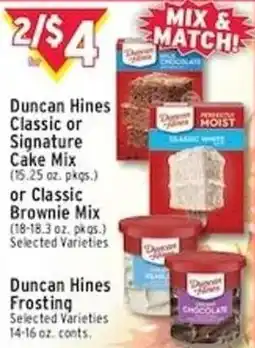 Met Foodmarkets Duncan Hines cake mix or brownie mix offer