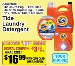 Super Fresh Tide Laundry Detergent offer