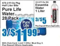 Super Fresh Pure Life Water offer