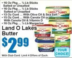 Super Fresh Land O Lakes Butter offer