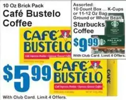 Super Fresh Cafe Bustelo Coffee offer