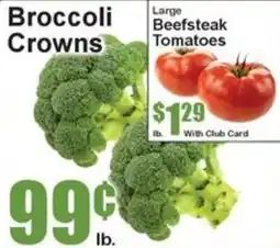Super Fresh Broccoli Crowns offer