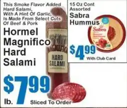 Super Fresh Hormel Magnifico Hard Salami offer
