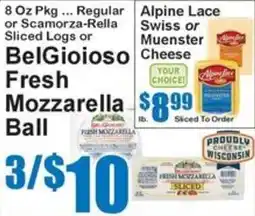 Super Fresh BelGioioso Fresh Mozzarella Ball offer