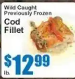 Super Fresh Cod Fillet offer