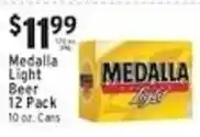 Met Foodmarkets Medalla Light Beer offer