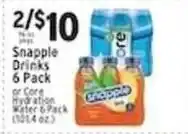 Met Foodmarkets Snapple Drinks 6 Pack offer