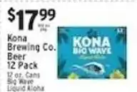 Met Foodmarkets Kona Brewing Co. Beer offer