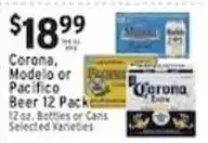 Met Foodmarkets Corona Modelo or Pacifico Beer offer