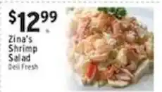 Met Foodmarkets Zina's Shrimp Salad offer