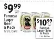 Met Foodmarkets Famosa lager beer offer