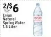 Met Foodmarkets Evian Natural Spring Water offer