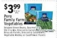 Met Foodmarkets Pero Family Farms Vegetables offer