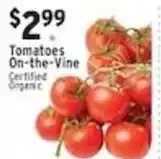 Met Foodmarkets Tomatoes On-the-Vine offer