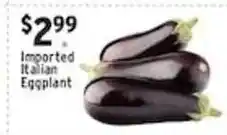 Met Foodmarkets Imported Italian Eggplant offer