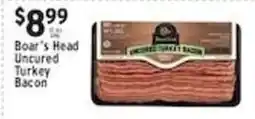 Met Foodmarkets Boar's Head Uncured Turkey Bacon offer