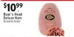 Met Foodmarkets Boar's Head Deluxe Ham offer