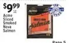 Met Foodmarkets Acme Sliced Smoked Nova Salmon offer