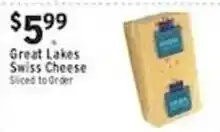 Met Foodmarkets Great Lakes Swiss Cheese offer