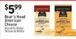 Met Foodmarkets Boar's Head American Cheese offer