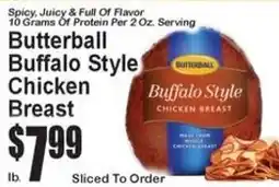 Super Fresh Butterball Buffalo Style Chicken Breast offer