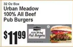 Super Fresh Urban Meadow Pub Burgers offer