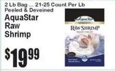 Super Fresh AquaStar Raw Shrimp offer