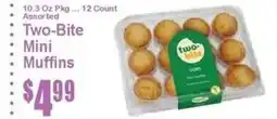 Super Fresh Two-Bite Mini Muffins offer