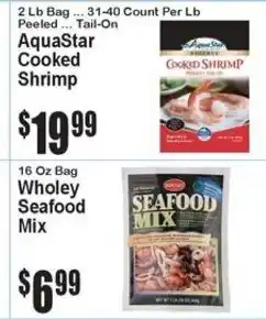 Super Fresh AquaStar Cooked Shrimp offer