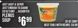 Super Fresh Plenus soup offer