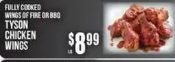 Super Fresh Tyson chicken wings offer