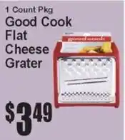 Super Fresh Good Cook flat cheese grater offer