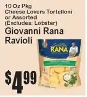 Super Fresh Giovanni Rana Ravioli offer