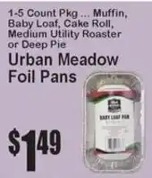 Super Fresh Urban Meadow foil pans offer