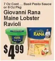 Super Fresh Giovanni Rana Maine Lobster Ravioli offer