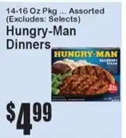 Super Fresh Hungry-Man Dinners offer
