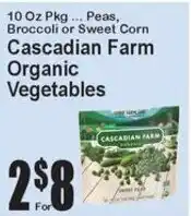 Super Fresh Cascadian Farm Organic Vegetables offer