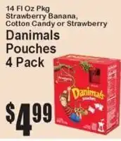 Super Fresh Danimals Pouches offer