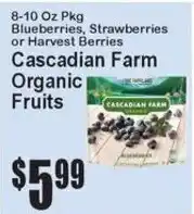 Super Fresh Cascadian Farm Organic Fruits offer