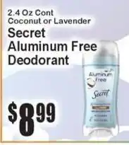 Super Fresh Secret Aluminum Free Deodorant offer