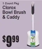Super Fresh Clorox bowl brush & caddy offer