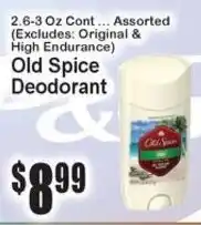 Super Fresh Old Spice Deodorant offer