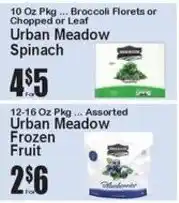 Super Fresh Urban Meadow Spinach offer