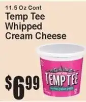 Super Fresh Temp Tee Whipped Cream Cheese offer