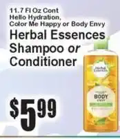 Super Fresh Herbal Essences Shampoo or Conditioner offer