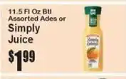 Super Fresh Simply Juice offer