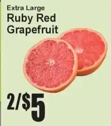 Super Fresh Ruby Red Grapefruit offer