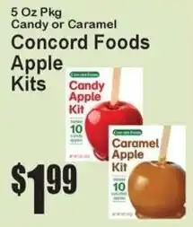 Super Fresh Concord Foods Candy or Caramel Apple Kits offer